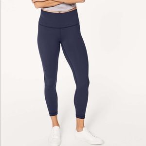 Lululemon Wunder Under 7/8 Blue